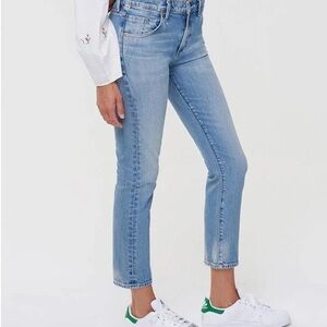 Citizens of Humanity Elsa Mid Rise Slim Fit Cropped Jeans